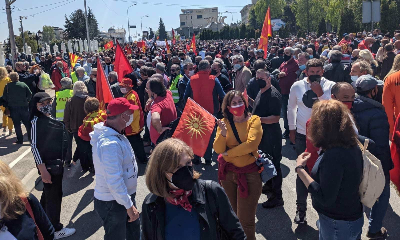 Skopje anti government protests