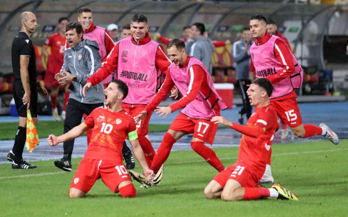 Bardi Macedonia goal UEFA Nations Leauge